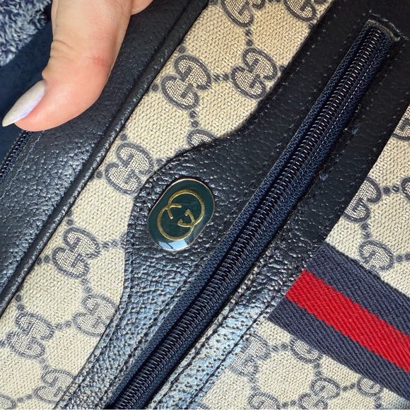 Gucci Beige and Black Crossbody Bag - Picture 6 of 8